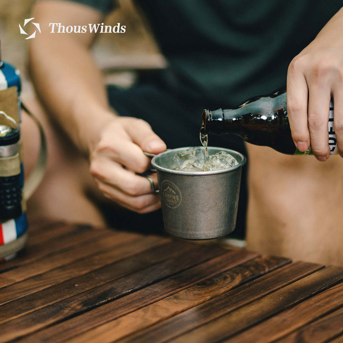 Thous Winds 350ml Sierra Cup - Black-Goritta Works Sdn. Bhd. 202501017603 (1619017-X)