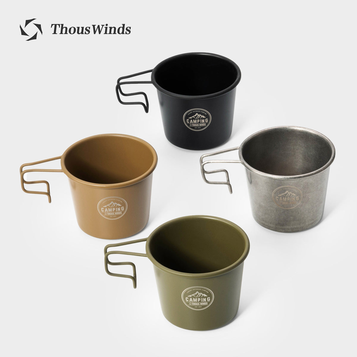 Thous Winds 350ml Sierra Cup - Black-Goritta Works Sdn. Bhd. 202501017603 (1619017-X)