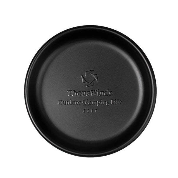 Thous Winds Small Vintage Dinner Plate - Black