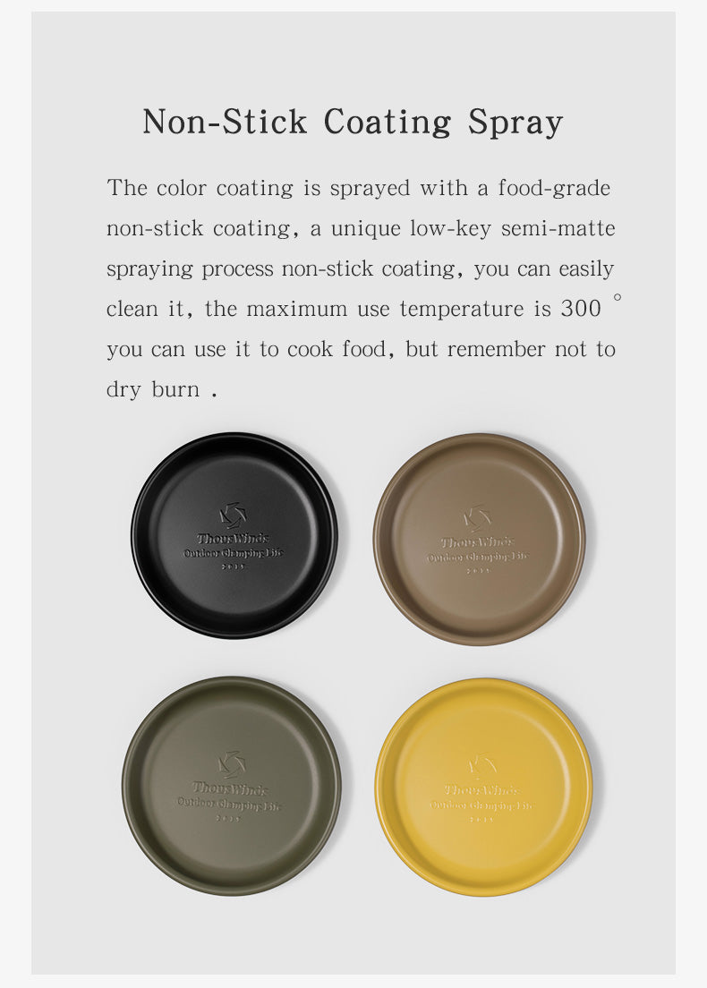 Thous Winds Small Vintage Dinner Plate - Black