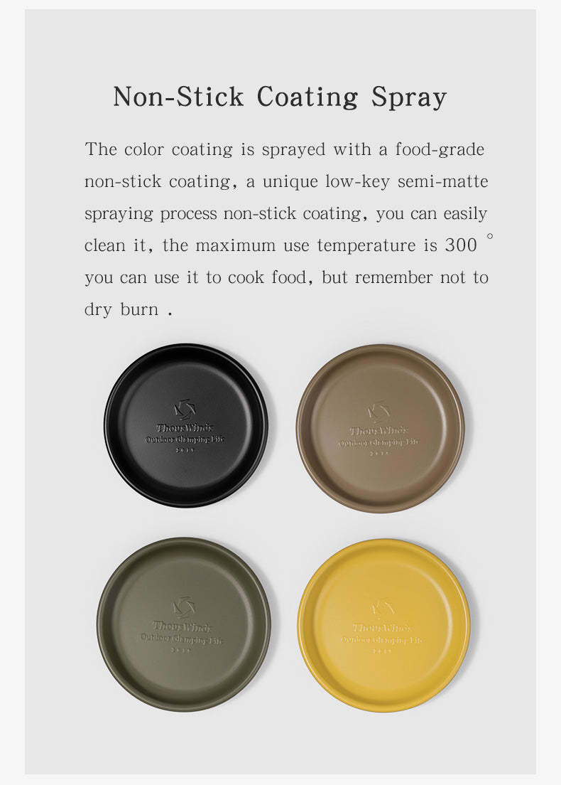 Thous Winds Small Vintage Dinner Plate - Black