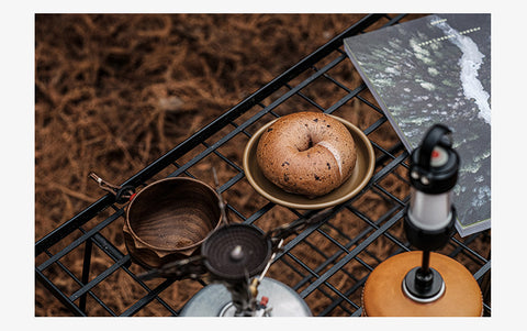 Thous Winds Small Vintage Dinner Plate - Black