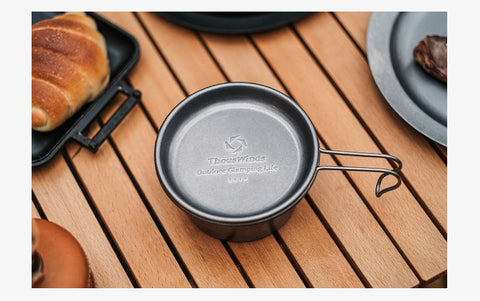 Thous Winds Small Vintage Dinner Plate - Black