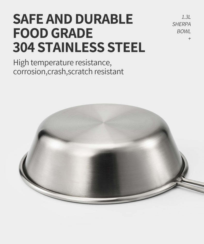 Thous Winds 1.3L Stainless Steel Sierra Bowl - Vintage Silver-Goritta Works Sdn. Bhd. 202501017603 (1619017-X)