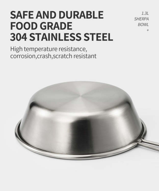 Thous Winds 1.3L Stainless Steel Sierra Bowl - Vintage Silver-Goritta Works Sdn. Bhd. 202501017603 (1619017-X)