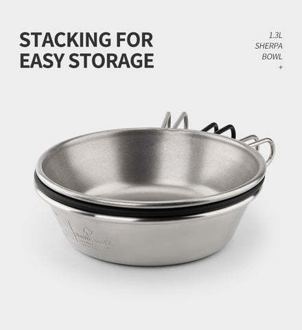 Thous Winds 1.3L Stainless Steel Sierra Bowl - Vintage Silver-Goritta Works Sdn. Bhd. 202501017603 (1619017-X)