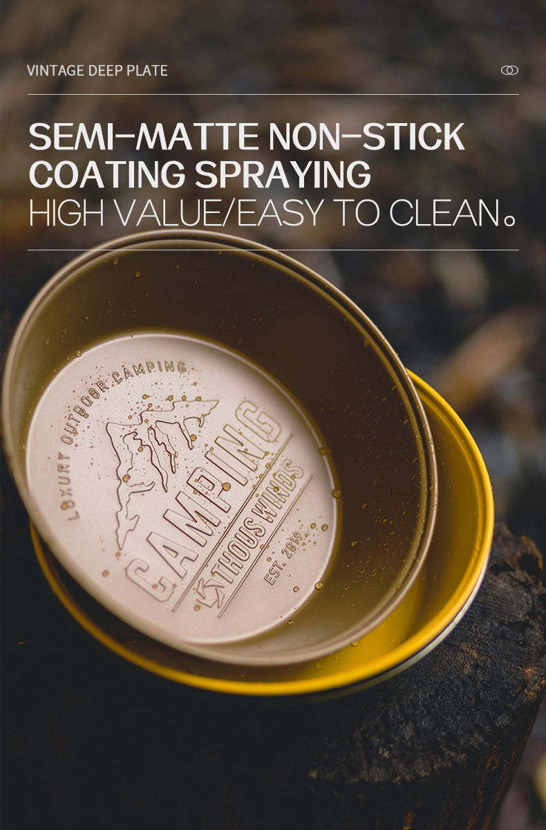 Thous Winds Vintage Deep Plate - Black-Goritta Works Sdn. Bhd. 202501017603 (1619017-X)