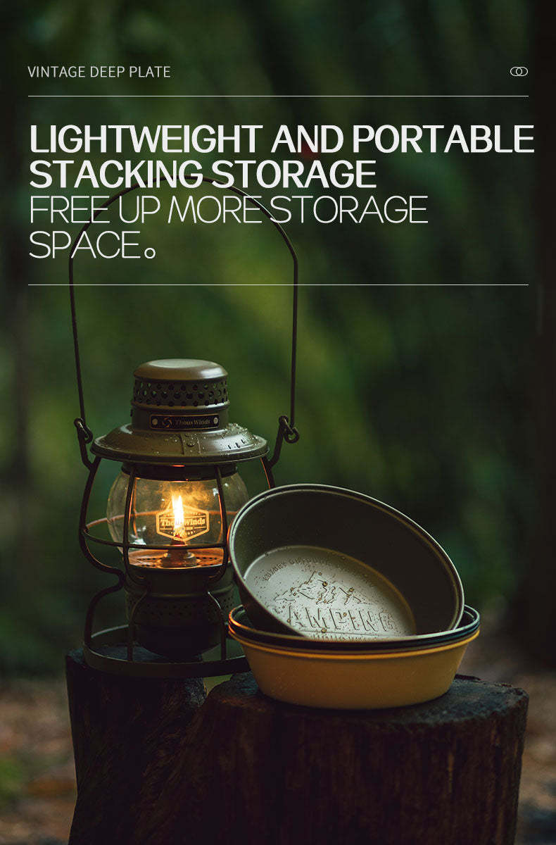 Thous Winds Vintage Deep Plate - Black-Goritta Works Sdn. Bhd. 202501017603 (1619017-X)