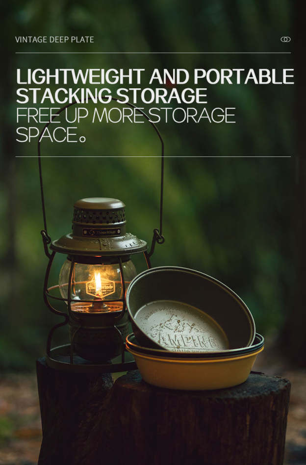 Thous Winds Vintage Deep Plate - Black-Goritta Works Sdn. Bhd. 202501017603 (1619017-X)