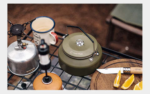 Thous Winds 1L Stainless Steel Kettle - Olive Green-Goritta Works Sdn. Bhd. 202501017603 (1619017-X)