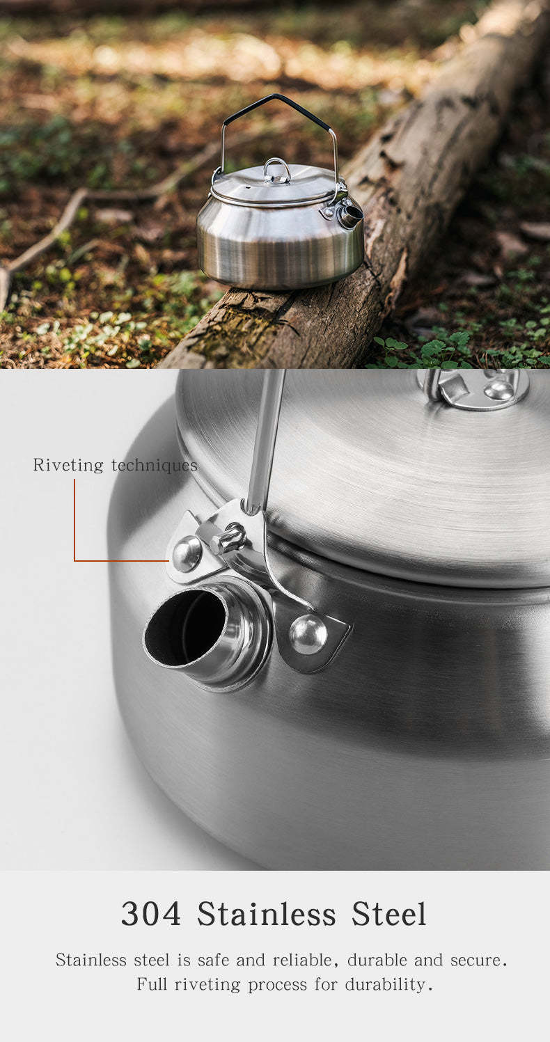 Thous Winds 1L Stainless Steel Kettle - Olive Green-Goritta Works Sdn. Bhd. 202501017603 (1619017-X)