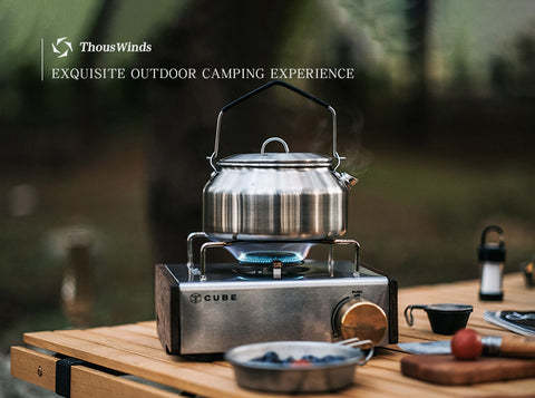 Thous Winds 1L Stainless Steel Kettle - Olive Green-Goritta Works Sdn. Bhd. 202501017603 (1619017-X)