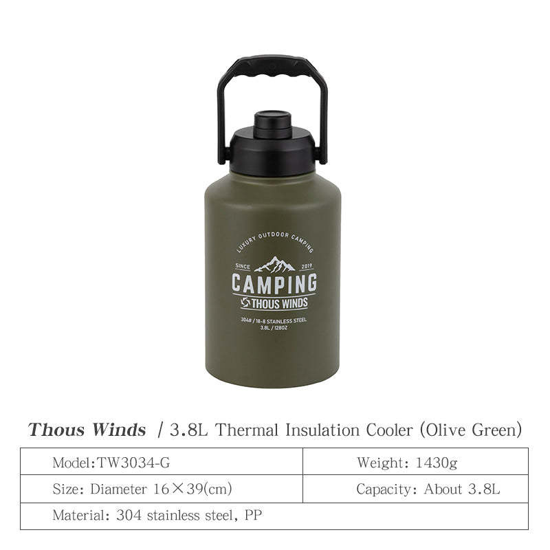 Thous Winds 3.8L Thermal Insulation Cooler - Olive Green-Goritta Works Sdn. Bhd. 202501017603 (1619017-X)