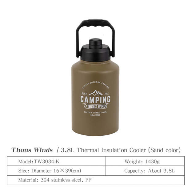 Thous Winds 3.8L Thermal Insulation Cooler - Khaki-Goritta Works Sdn. Bhd. 202501017603 (1619017-X)