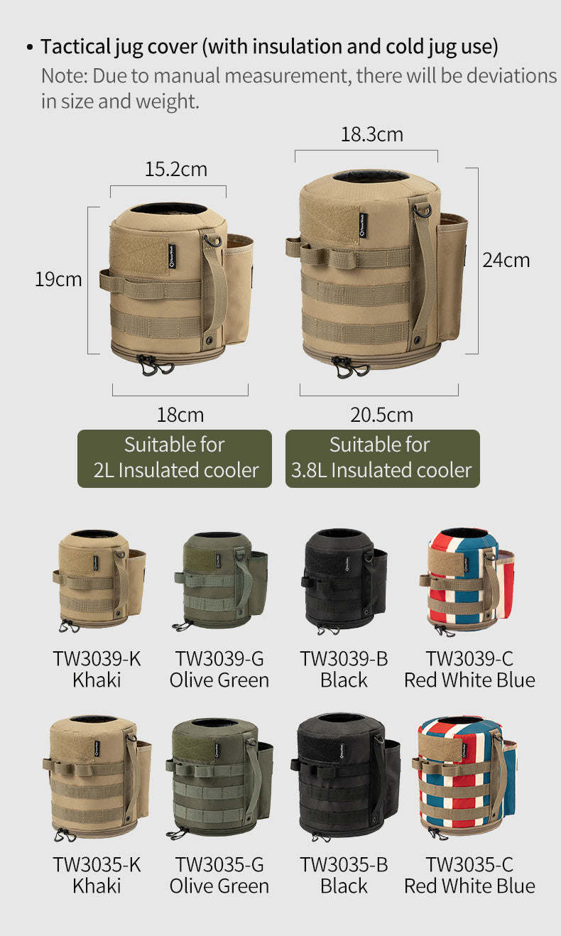Thous Winds 2L Tactical Pot Cover - Red, White & Blue-Goritta Works Sdn. Bhd. 202501017603 (1619017-X)