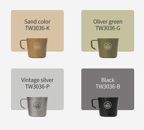 ThousWinds 250ml Double Wall Mug - Olive Green-Goritta Works Sdn. Bhd. 202501017603 (1619017-X)