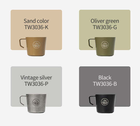 ThousWinds 250ml Double Wall Mug - Olive Green-Goritta Works Sdn. Bhd. 202501017603 (1619017-X)