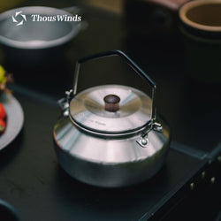 Thous Winds 0.6L Mini Stainless Steel Kettle - Sand
