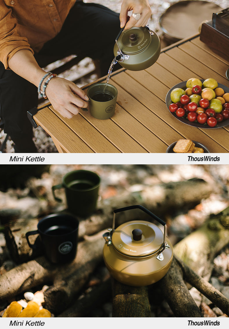 Thous Winds 0.6L Mini Stainless Steel Kettle - Sand