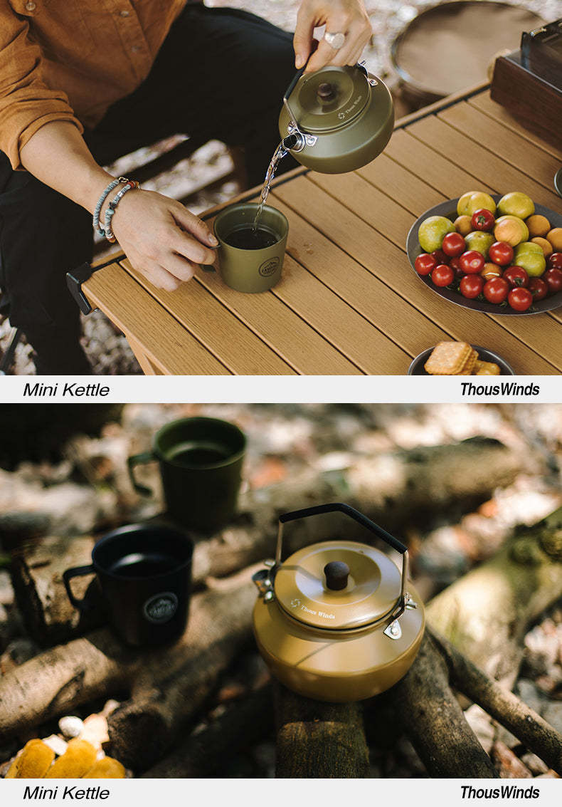 Thous Winds 0.6L Mini Stainless Steel Kettle - Sand