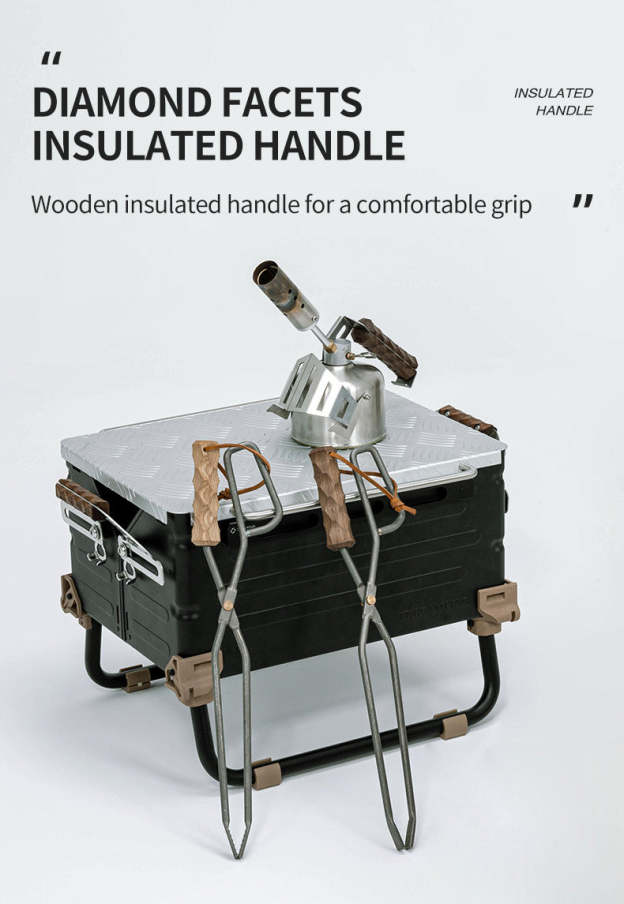 Thous Winds Titanium Fire Poker - Black Walnut-Goritta Works Sdn. Bhd. 202501017603 (1619017-X)