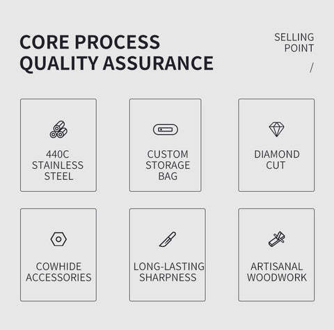 Thous Winds Woodcraft Kitchen Knife - Black Walnut-Goritta Works Sdn. Bhd. 202501017603 (1619017-X)