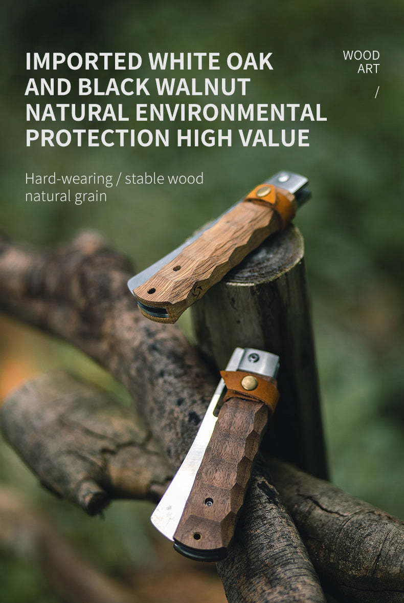 Thous Winds Woodcraft Kitchen Knife - Black Walnut-Goritta Works Sdn. Bhd. 202501017603 (1619017-X)