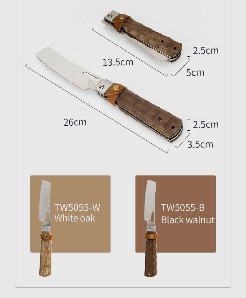 Thous Winds Woodcraft Kitchen Knife - Black Walnut-Goritta Works Sdn. Bhd. 202501017603 (1619017-X)