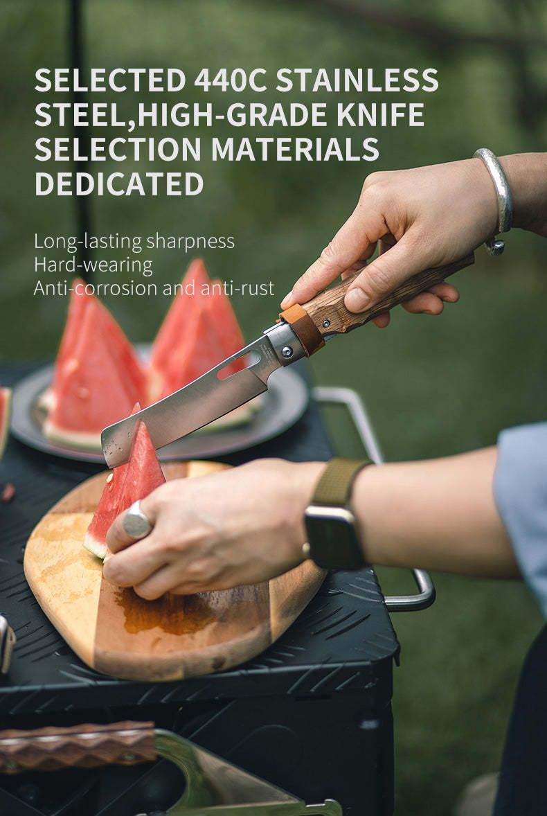 Thous Winds Woodcraft Kitchen Knife - Black Walnut-Goritta Works Sdn. Bhd. 202501017603 (1619017-X)