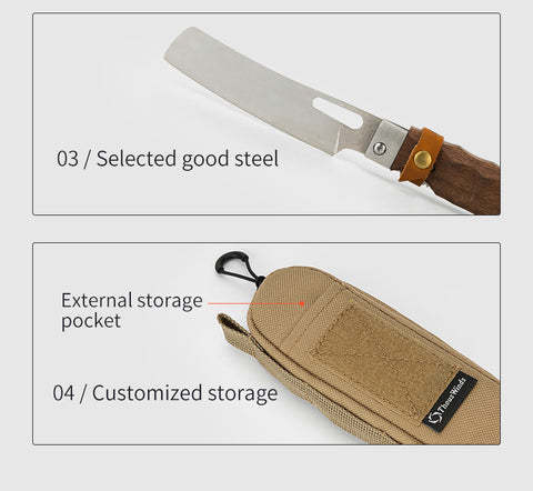 ThousWinds Wooden Kitchen Knife & Knife Organizer - Olive Green-Goritta Works Sdn. Bhd. 202501017603 (1619017-X)