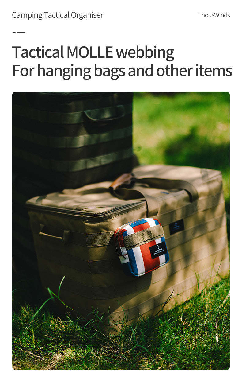 ThousWinds Camping Tactical Organiser S - Red, White & Blue-Goritta Works Sdn. Bhd. 202501017603 (1619017-X)