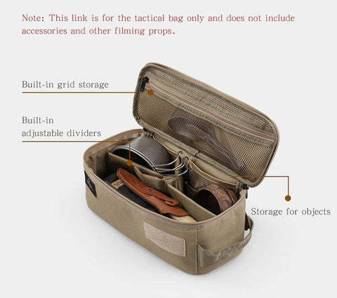 Thous Winds Tactical Organiser Horizontal - Khaki-Goritta Works Sdn. Bhd. 202501017603 (1619017-X)