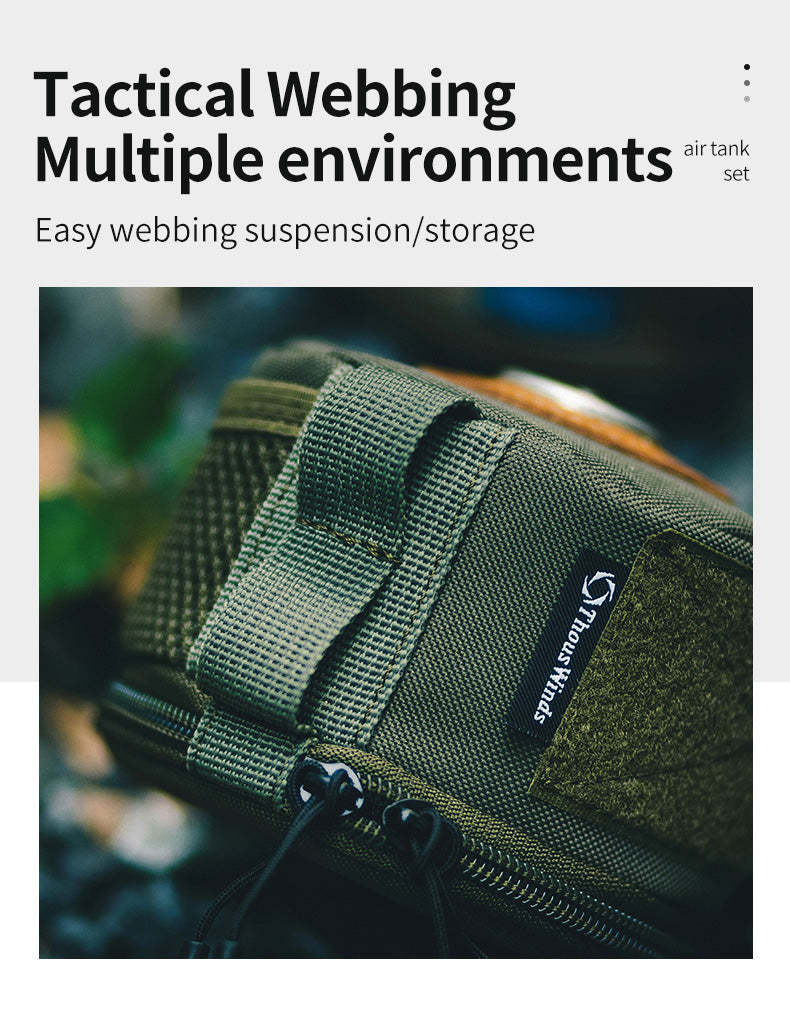 Thous Winds 230g G2 Tactical Gas Canister Set - Black-Goritta Works Sdn. Bhd. 202501017603 (1619017-X)