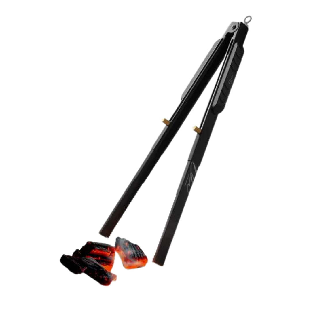 ZEN Camps Adjustable Fire Tongs - Black-Goritta Works Sdn. Bhd. 202501017603 (1619017-X)