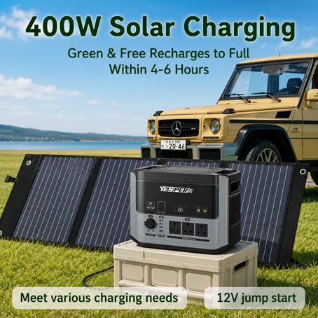 YESPER Portable Solar Panel 400W 