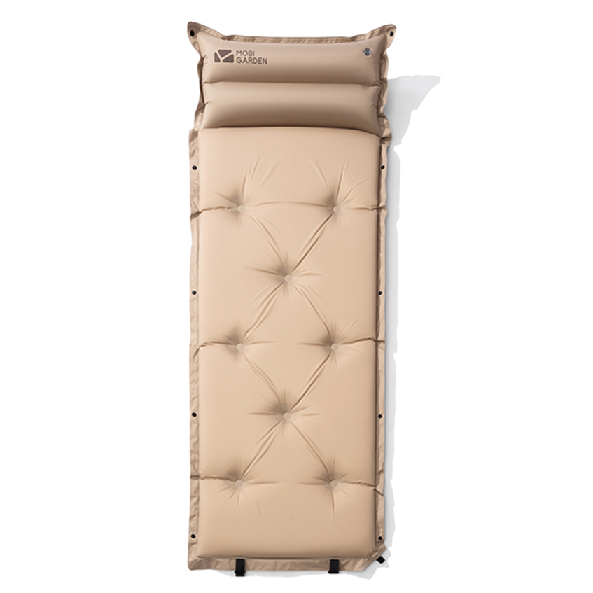Mobi Garden Aquarius Automatic Inflatable 6cm Single Cushion - Khaki