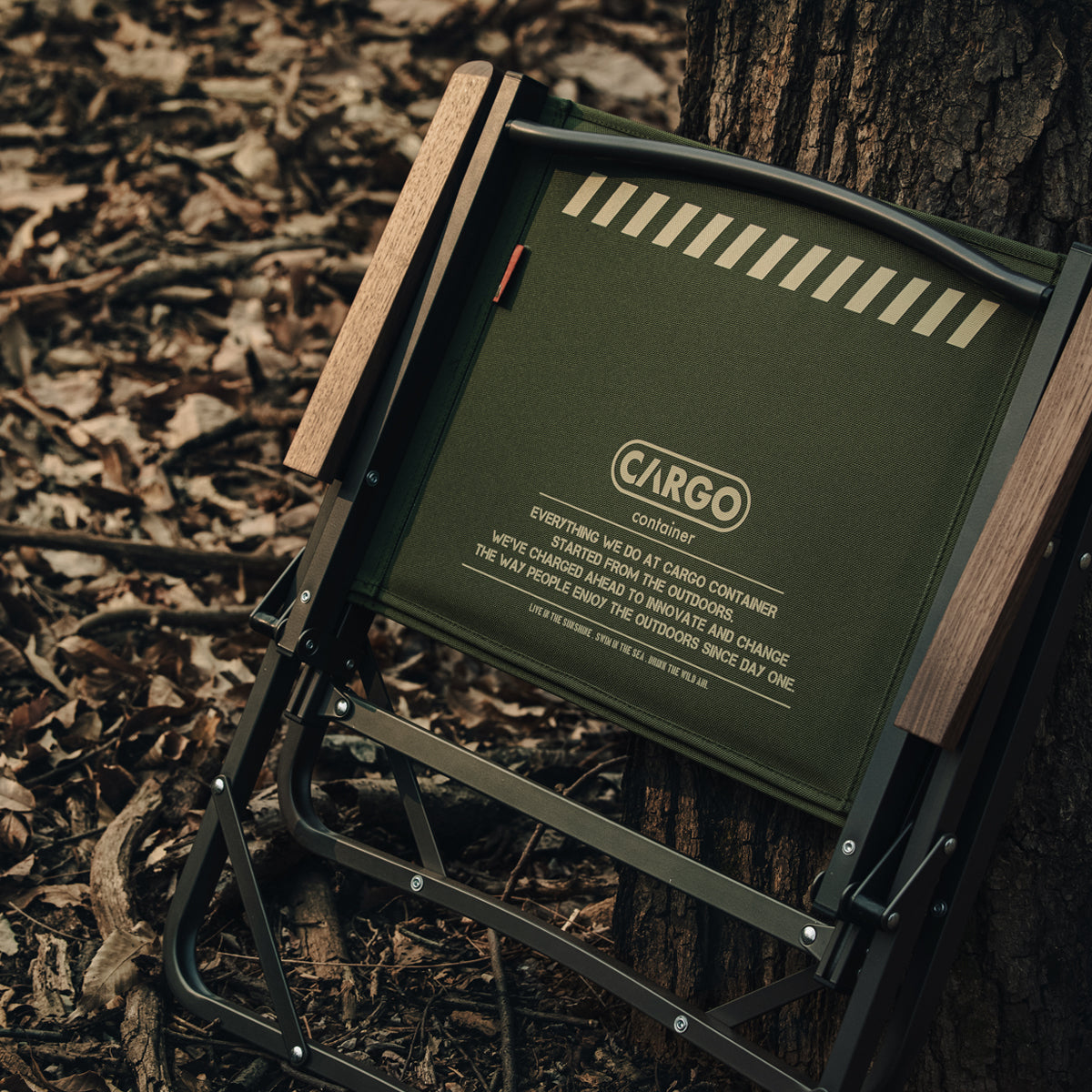 Cargo Container Cosy Folding Chair - Khaki
