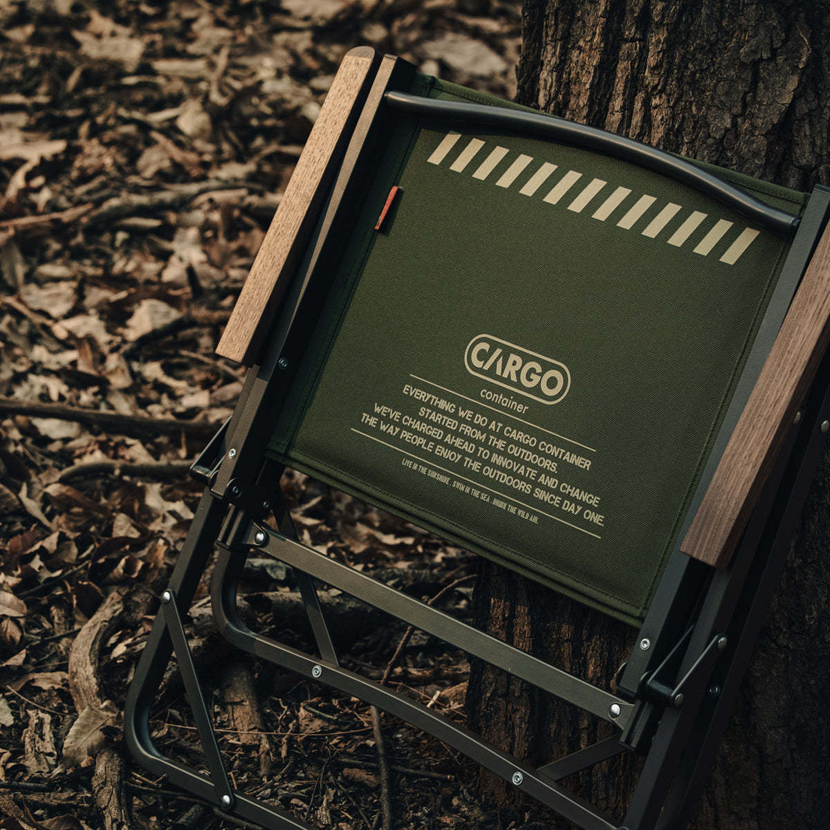 Cargo Container Cosy Folding Chair - Khaki