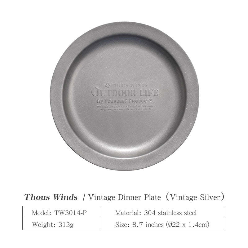 Thous Winds Vintage Dinner Plate - Vintage Silver-Goritta Works Sdn. Bhd. 202501017603 (1619017-X)