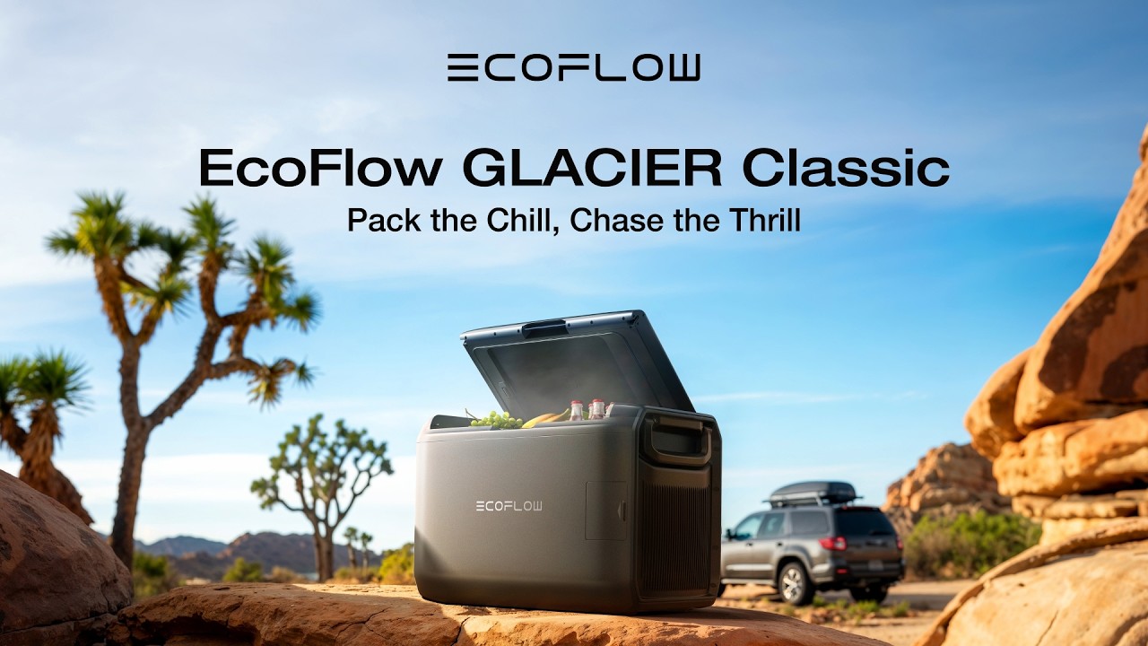 EcoFlow Glacier Classic Portable Fridge Freezer 35L