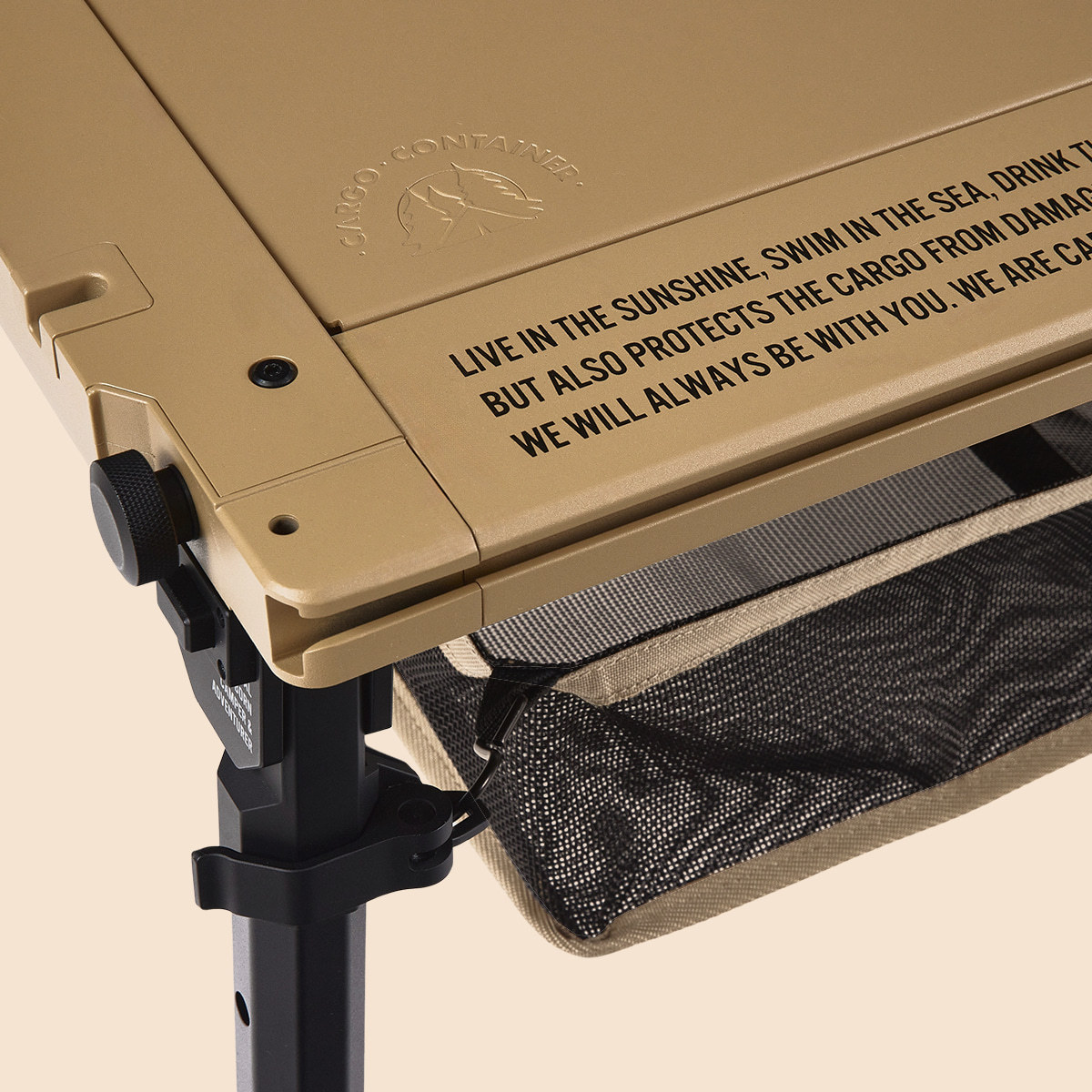 Cargo Container Comfort IGT Table (4 unit) - Black 