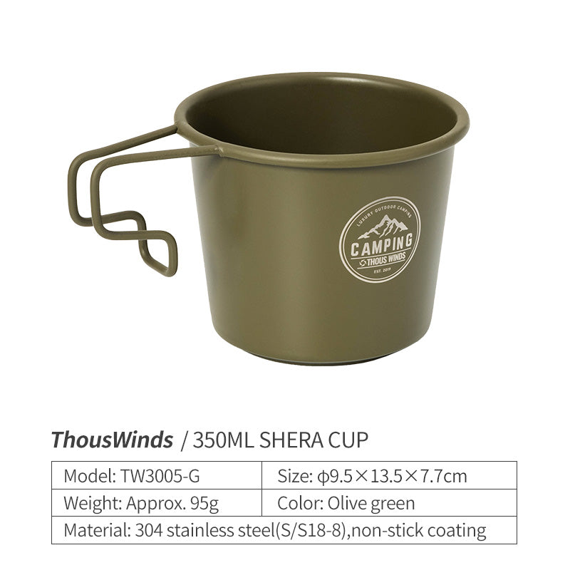 Thous Winds 350ml Sierra Cup - Olive Green-Goritta Works Sdn. Bhd. 202501017603 (1619017-X)