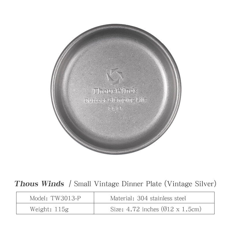 Thous Winds Small Vintage Dinner Plate - Vintage Silver-Goritta Works Sdn. Bhd. 202501017603 (1619017-X)