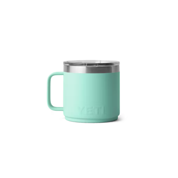 YETI Rambler 14 oz Stackable Mug with DuraSip™ Ceramic Lining - Seafoam
