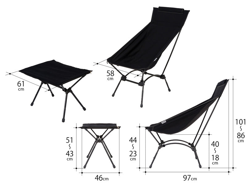 DoD Yabaissu Chair - Black-Goritta Works Sdn. Bhd. 202501017603 (1619017-X)