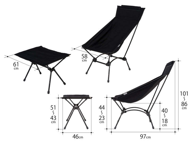 DoD Yabaissu Chair - Black-Goritta Works Sdn. Bhd. 202501017603 (1619017-X)