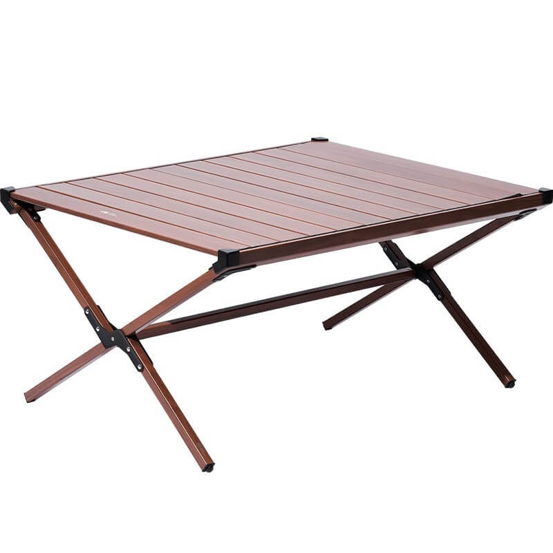 Mobi Garden Shan Ze Aluminum Omelet Table Wide - Wood-Goritta Works Sdn. Bhd. 202501017603 (1619017-X)