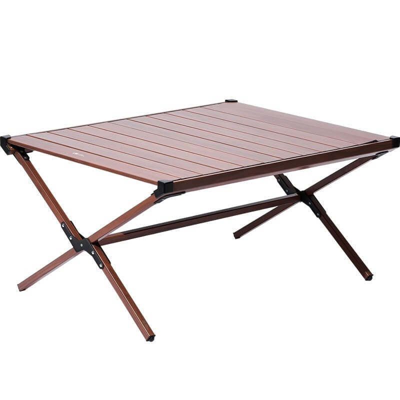 Mobi Garden Shan Ze Aluminum Omelet Table Wide - Wood-Goritta Works Sdn. Bhd. 202501017603 (1619017-X)
