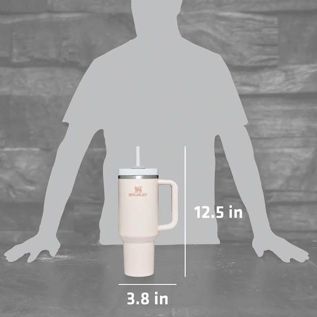 Stanley Quencher H2.0 FlowState Vacuum Insulated Tumbler with Lid 40oz - Black 2.0-Goritta Works Sdn. Bhd. 202501017603 (1619017-X)