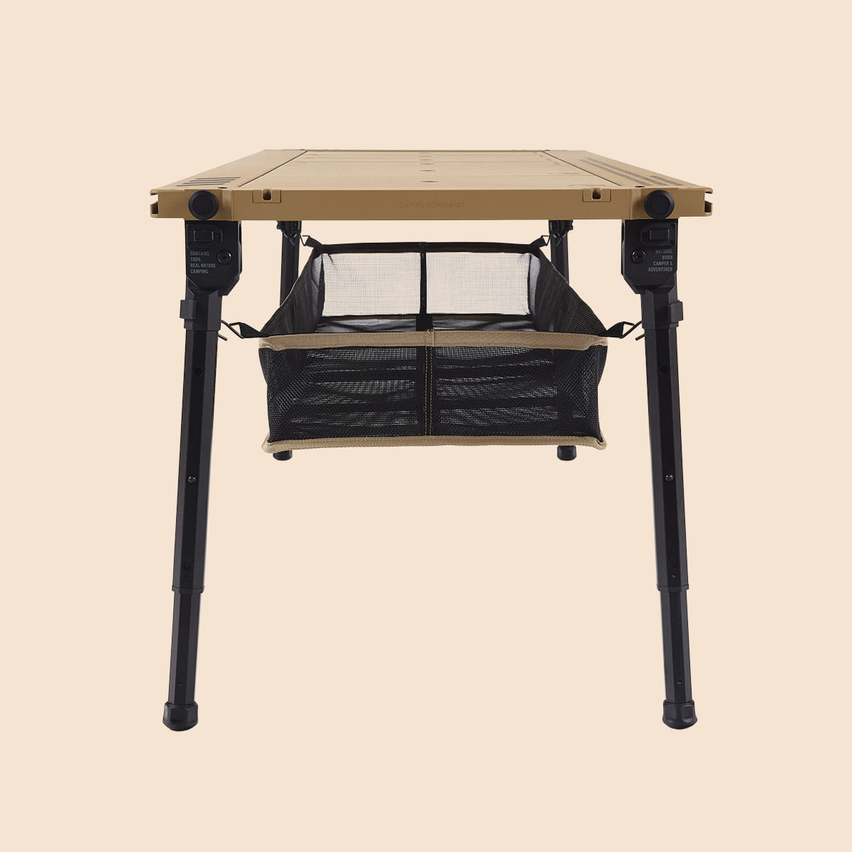 Cargo Container Comfort IGT Table (4 unit) - Black 